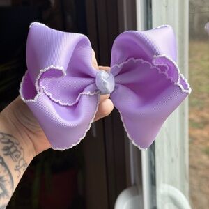 Lavender Hair Bow for Kids